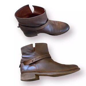 Madewell The Biker Boot brown leather women size 9.5